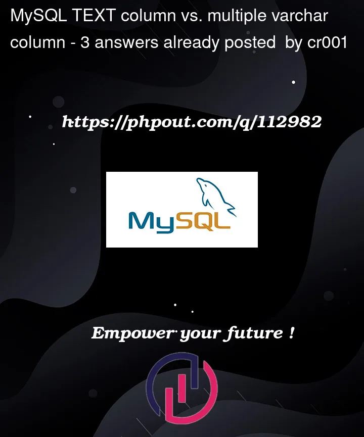 Question 112982 in Mysql