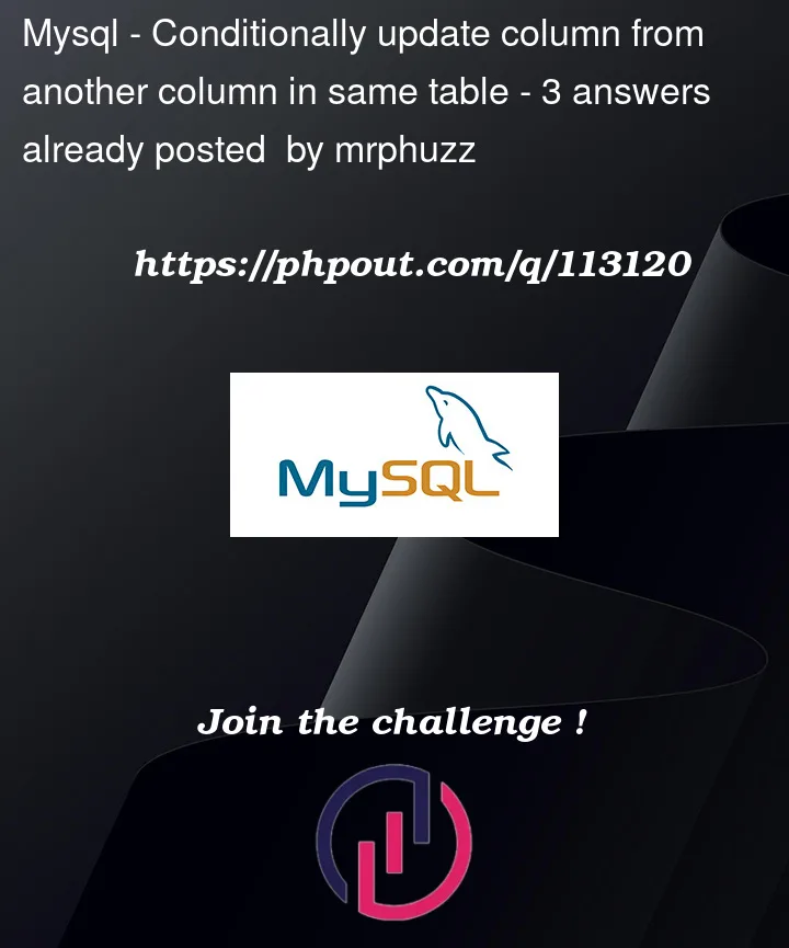 Question 113120 in Mysql