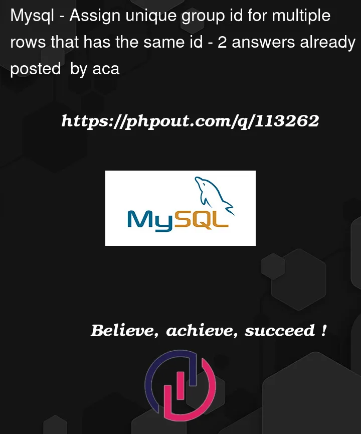 Question 113262 in Mysql