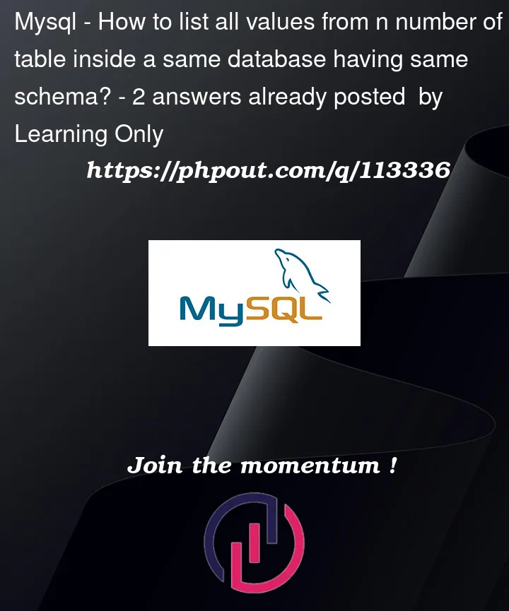 Question 113336 in Mysql