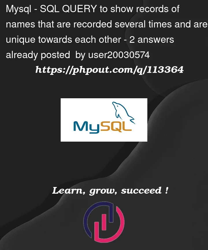 Question 113364 in Mysql