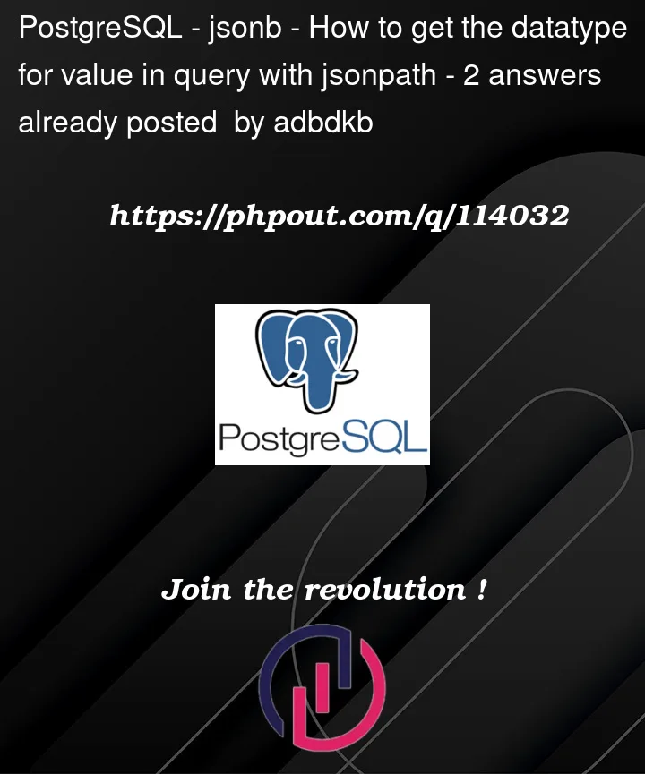 Question 114032 in PostgreSQL