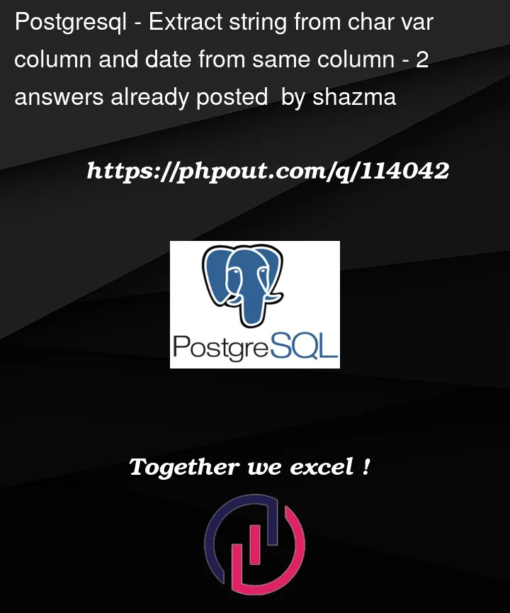 Question 114042 in PostgreSQL