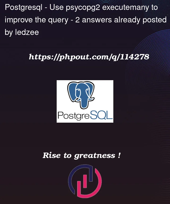 Question 114278 in PostgreSQL