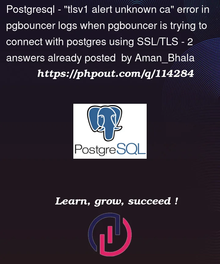 Question 114284 in PostgreSQL