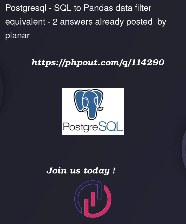 Question 114290 in PostgreSQL