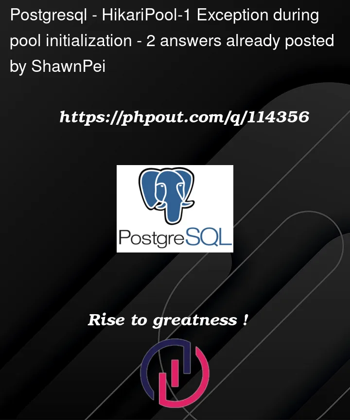 Question 114356 in PostgreSQL