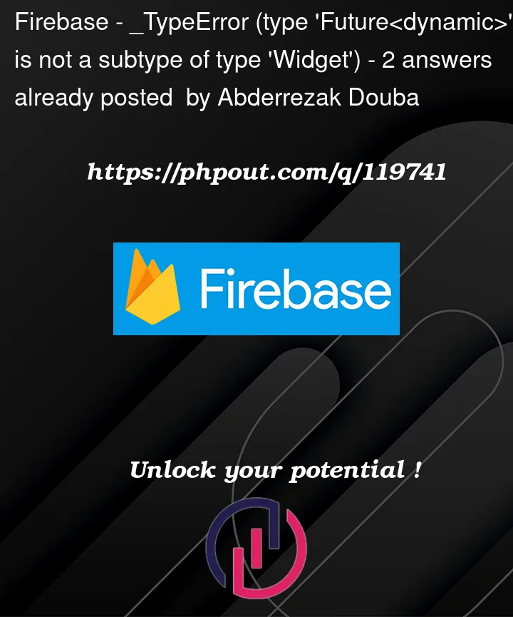 Question 119741 in Firebase