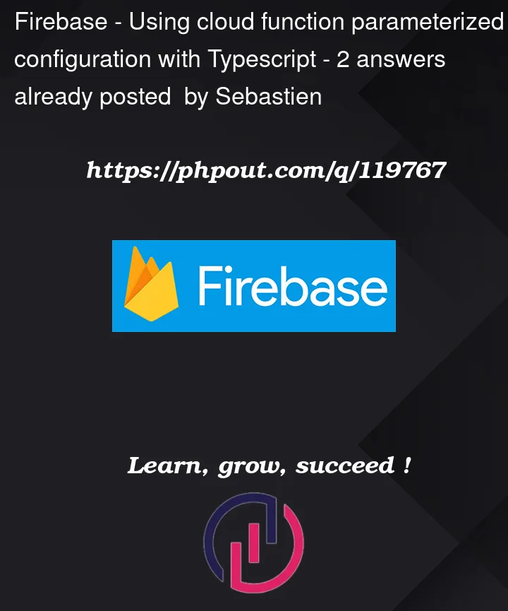 Question 119767 in Firebase