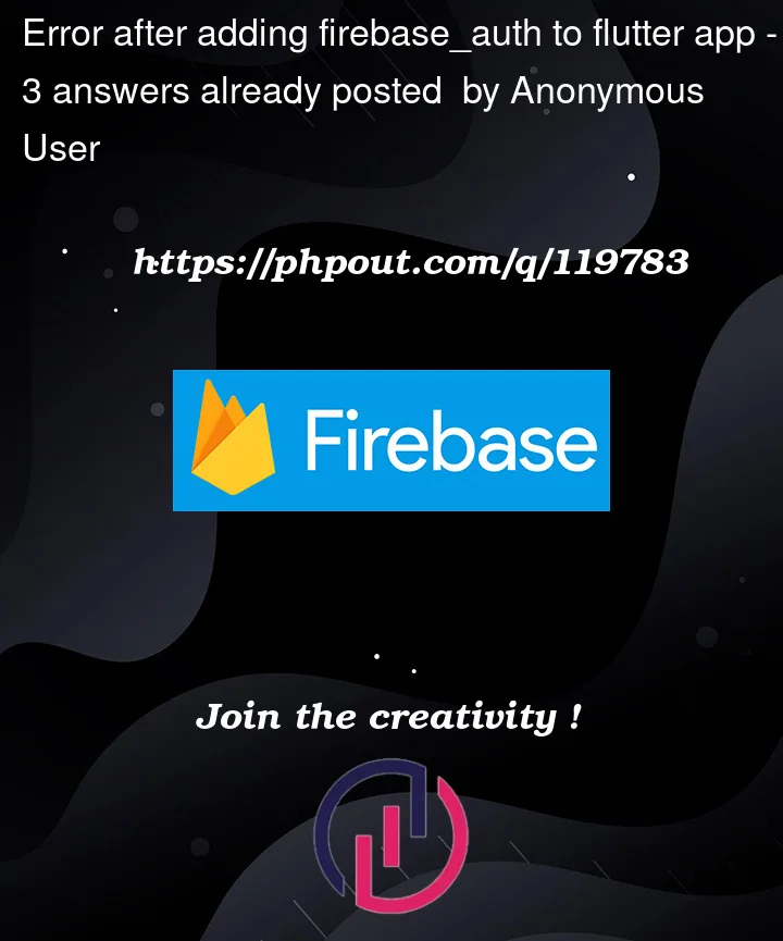 Question 119783 in Firebase