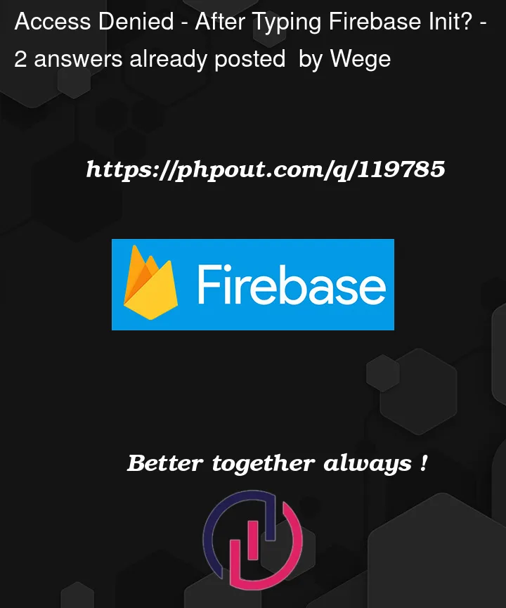 Question 119785 in Firebase