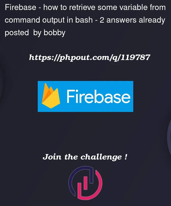 Question 119787 in Firebase