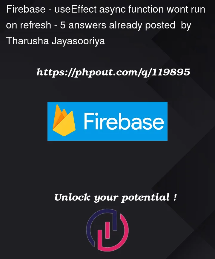 Question 119895 in Firebase