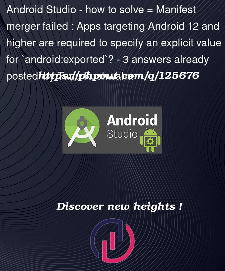 Question 125676 in Android Studio