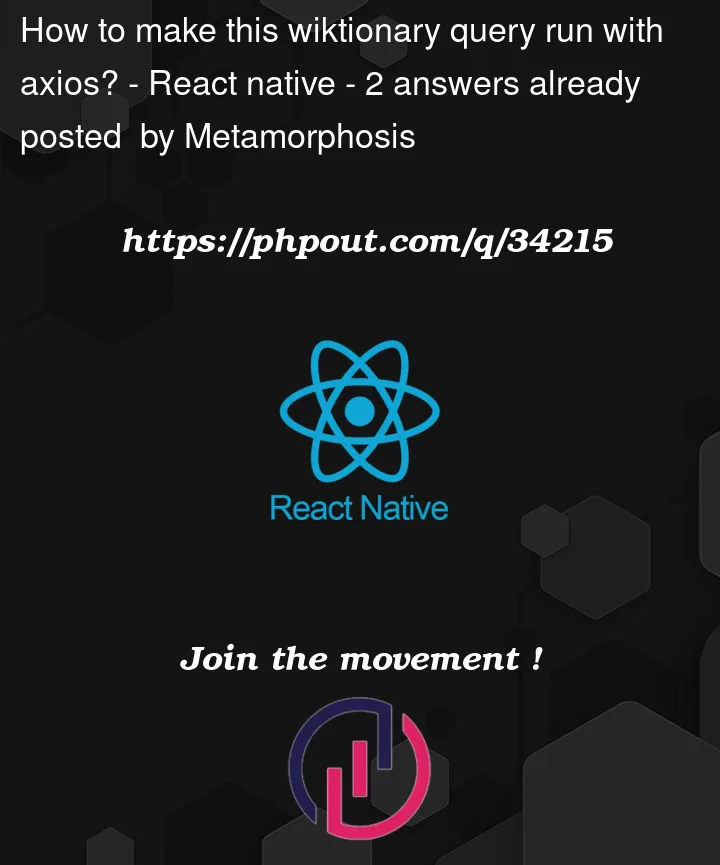 Question 34215 in React native
