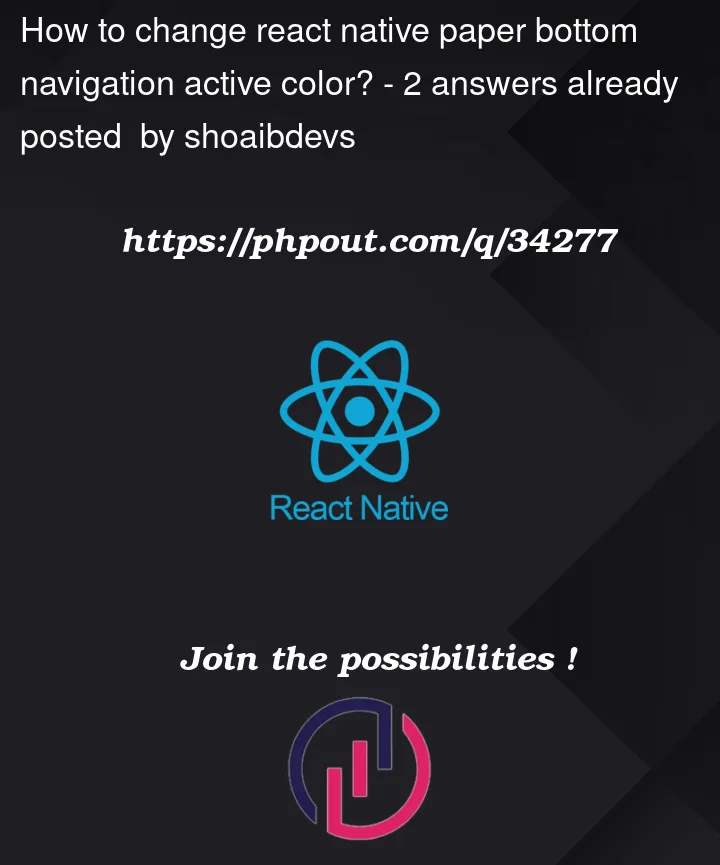 Question 34277 in React native