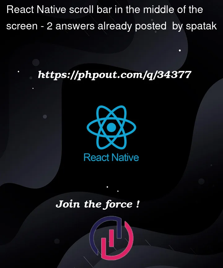 Question 34377 in React native