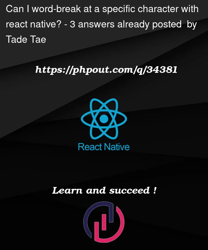 Question 34381 in React native