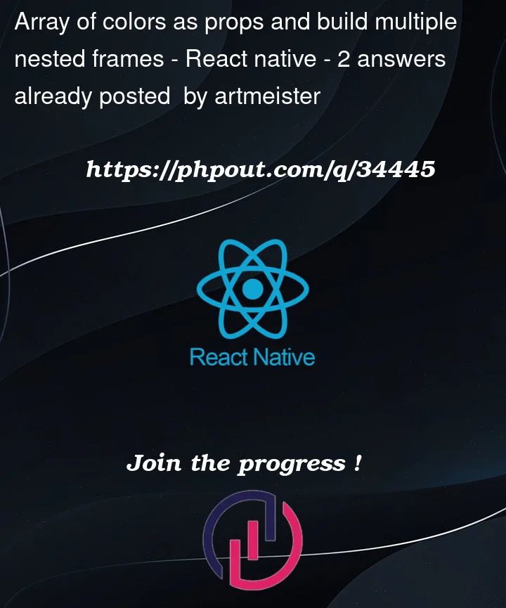 Question 34445 in React native