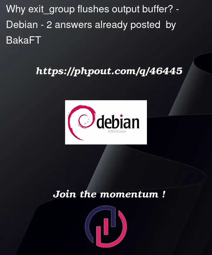 Question 46445 in Debian