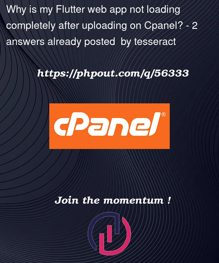 Question 56333 in cPanel