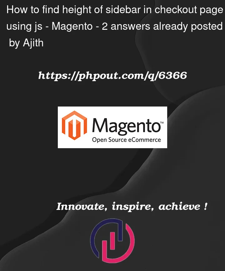 Question 6366 in Magento