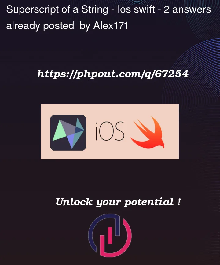 Question 67254 in IOS Swift