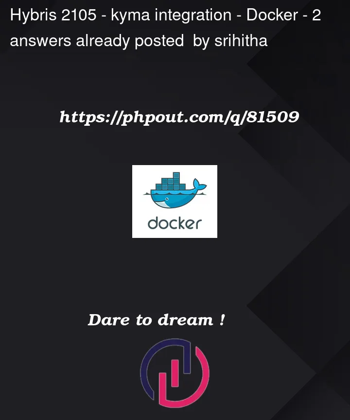 Question 81509 in Docker