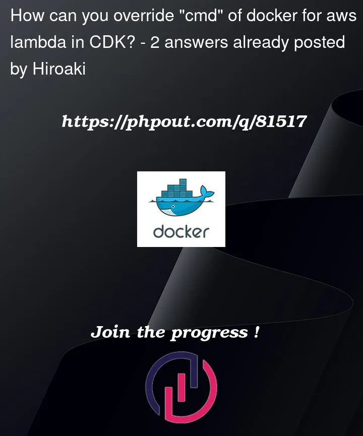 Question 81517 in Docker