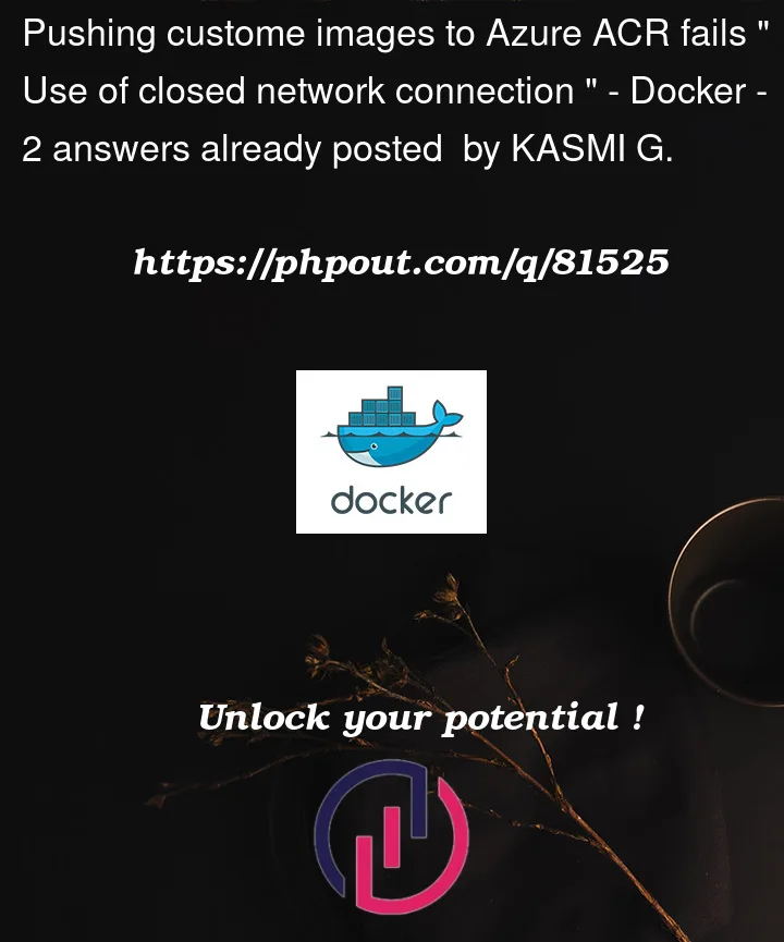 Question 81525 in Docker