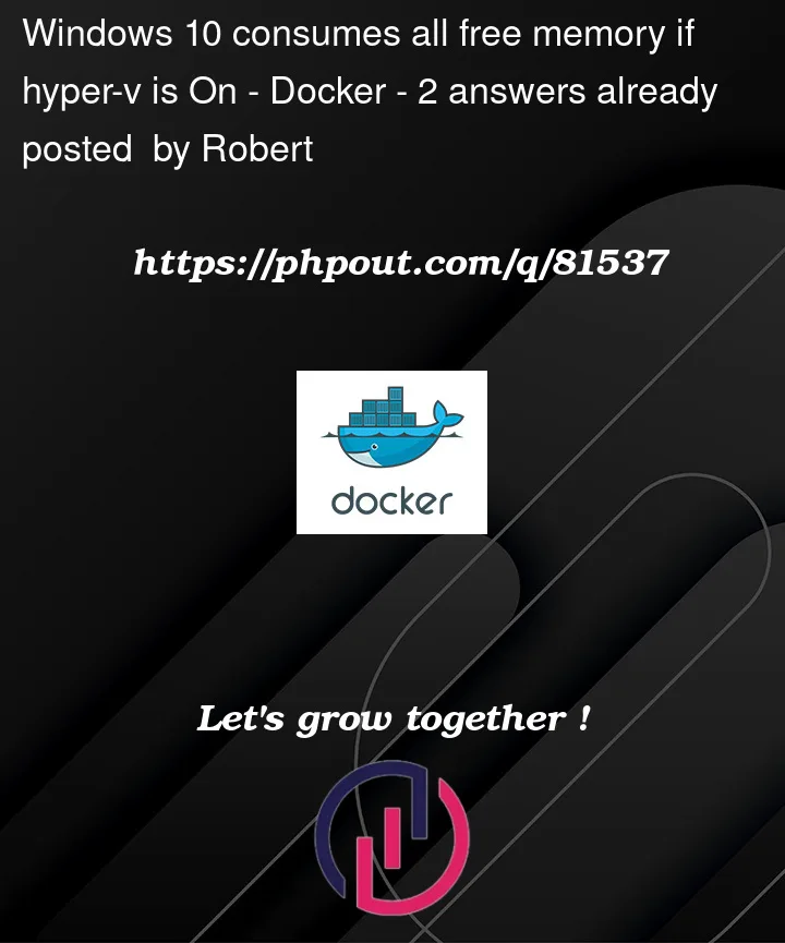 Question 81537 in Docker