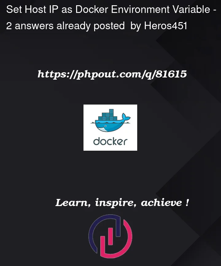 Question 81615 in Docker