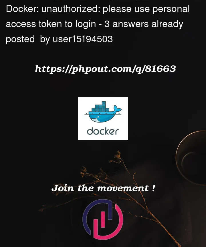 Question 81663 in Docker