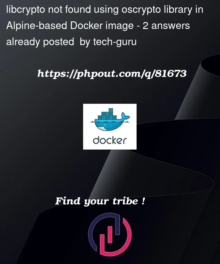 Question 81673 in Docker