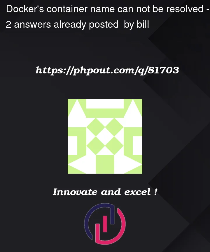 Question 81703 in Docker