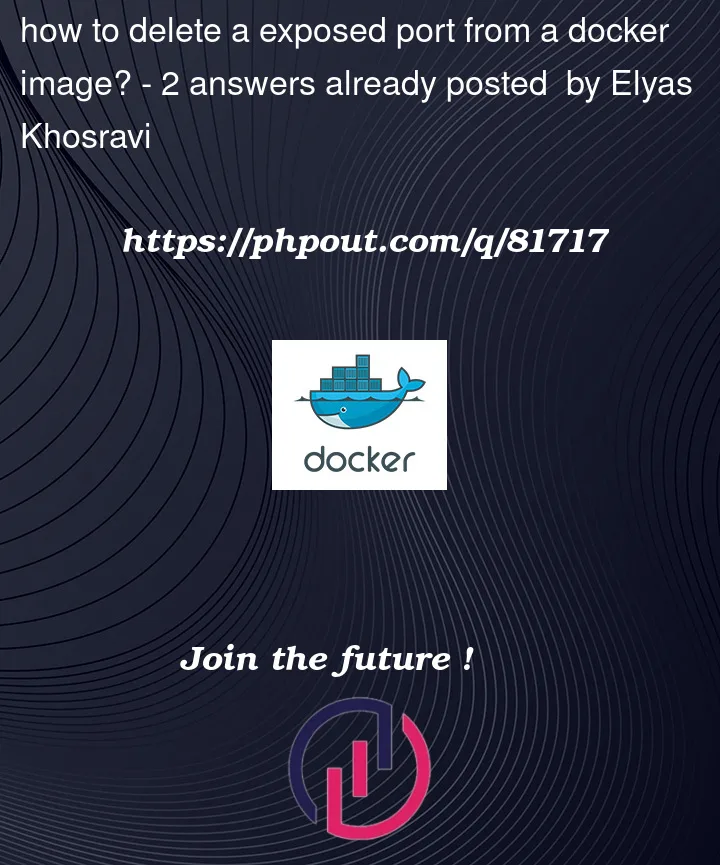 Question 81717 in Docker