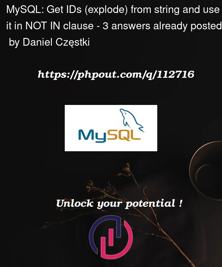 Question 112716 in Mysql