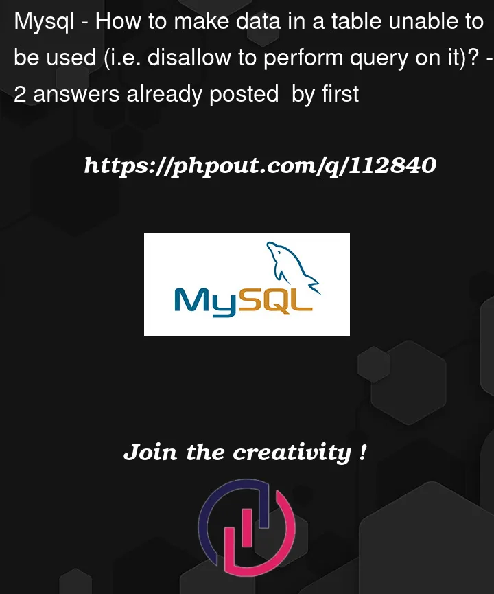 Question 112840 in Mysql