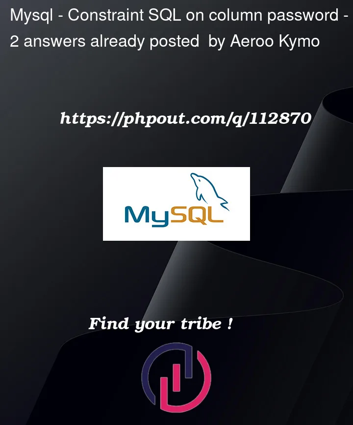 Question 112870 in Mysql