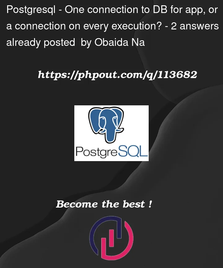 Question 113682 in PostgreSQL