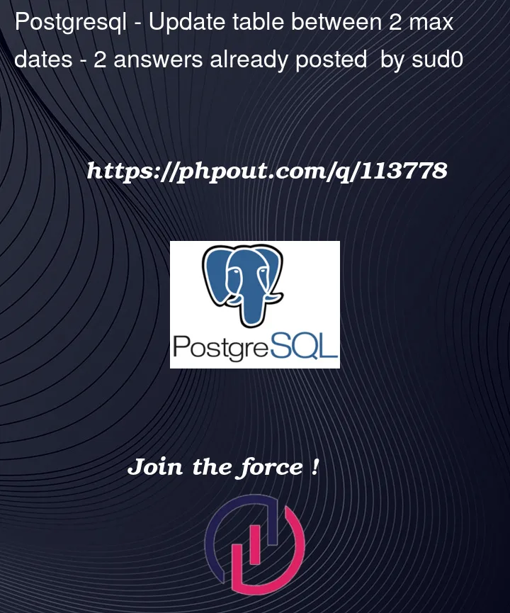 Question 113778 in PostgreSQL