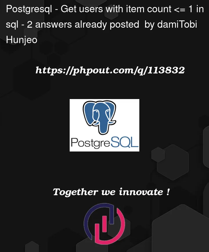 Question 113832 in PostgreSQL