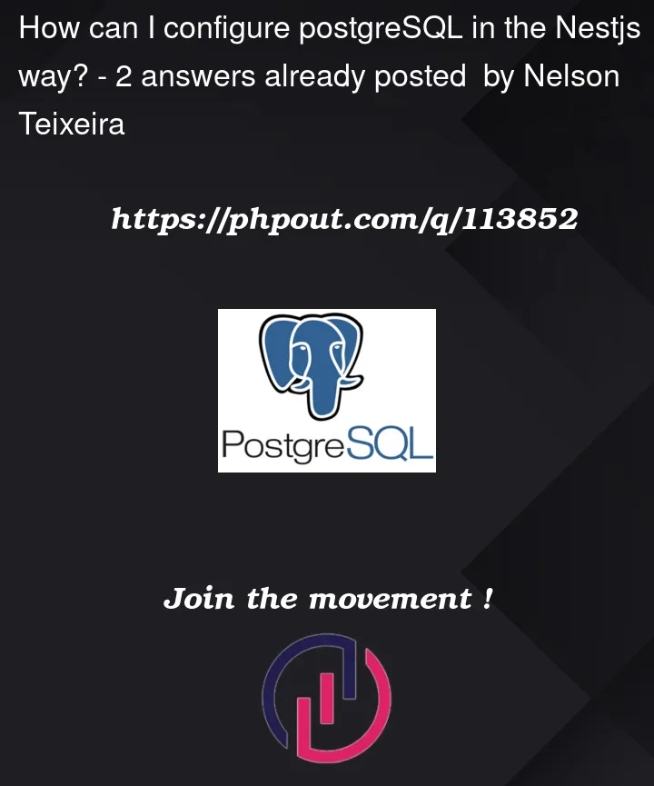 Question 113852 in PostgreSQL