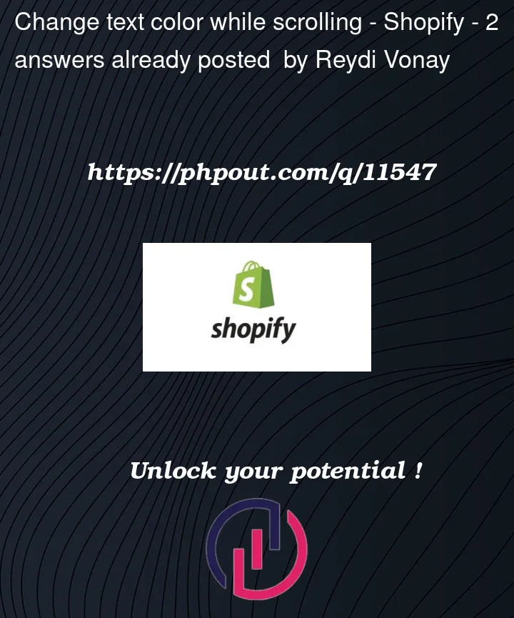 Question 11547 in Shopify