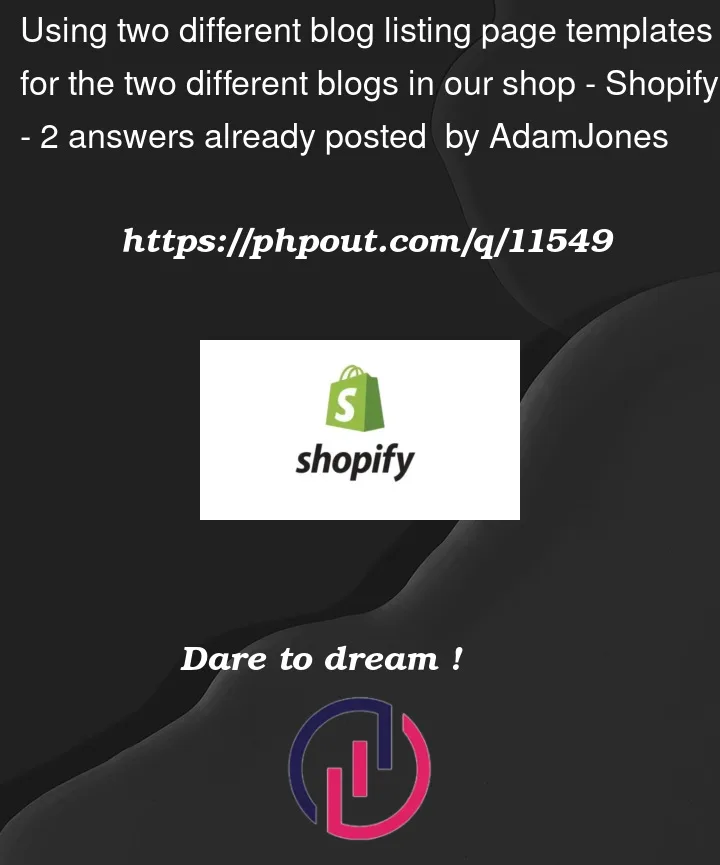 Question 11549 in Shopify