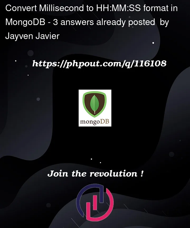 Question 116108 in Mongodb