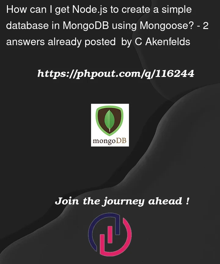 Question 116244 in Mongodb