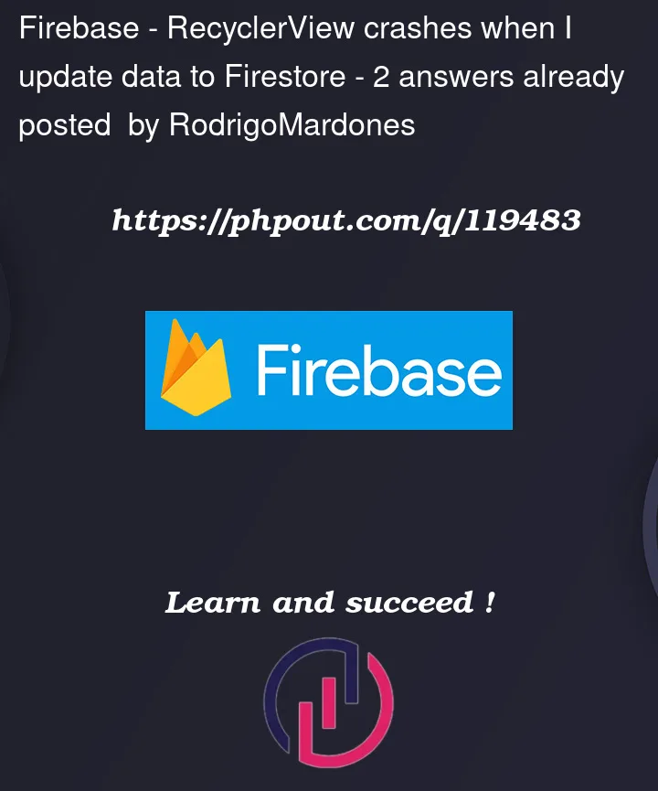 Question 119483 in Firebase