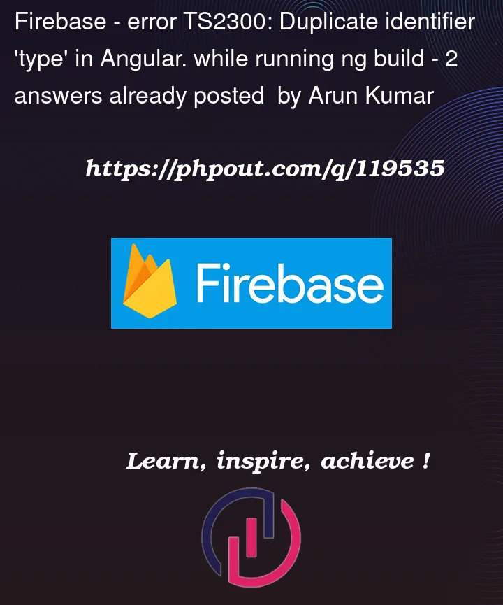 Question 119535 in Firebase