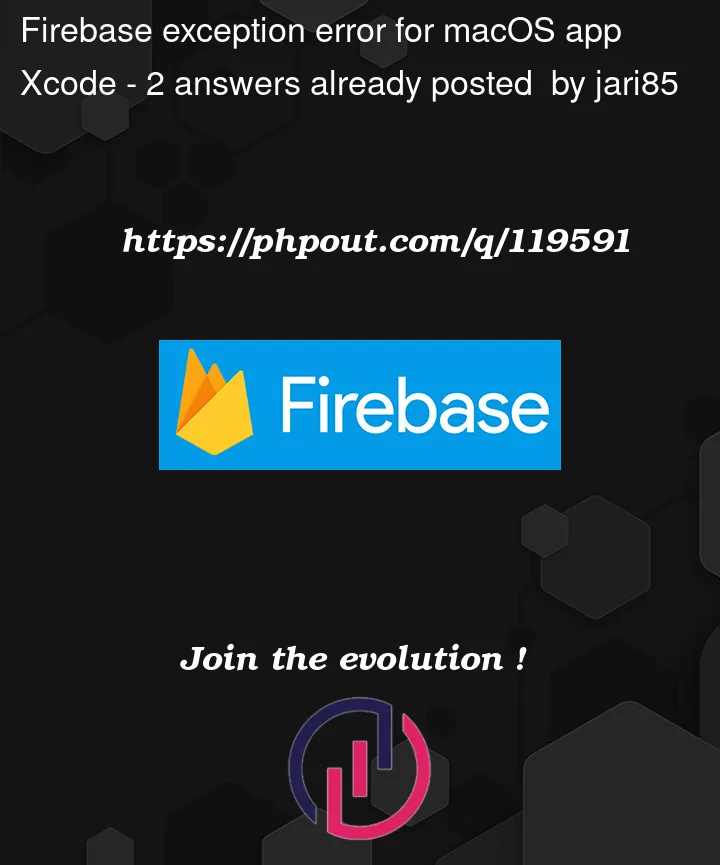 Question 119591 in Firebase